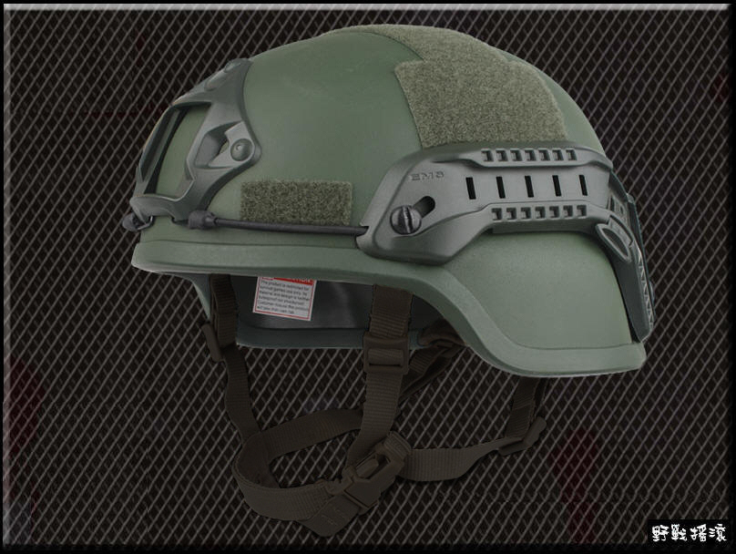 高品質MICH 2000戰術頭盔精裝版【軍綠色】