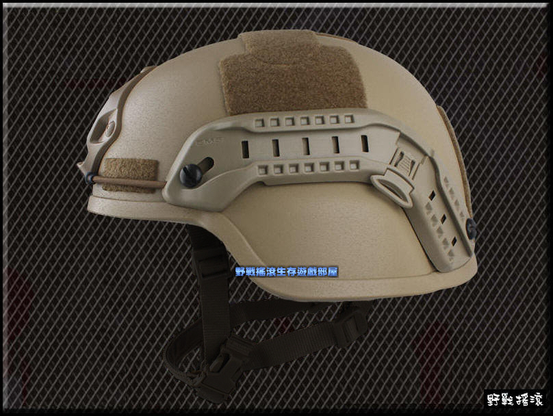 高品質MICH 2000戰術頭盔精裝版【沙色】