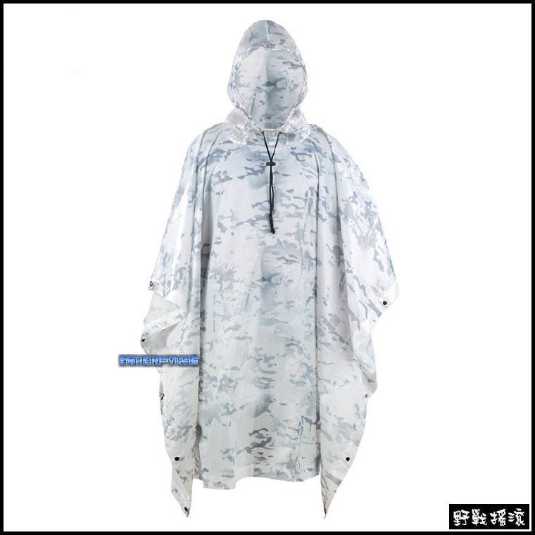 ROCKWAR 幽靈多地形迷彩雨衣