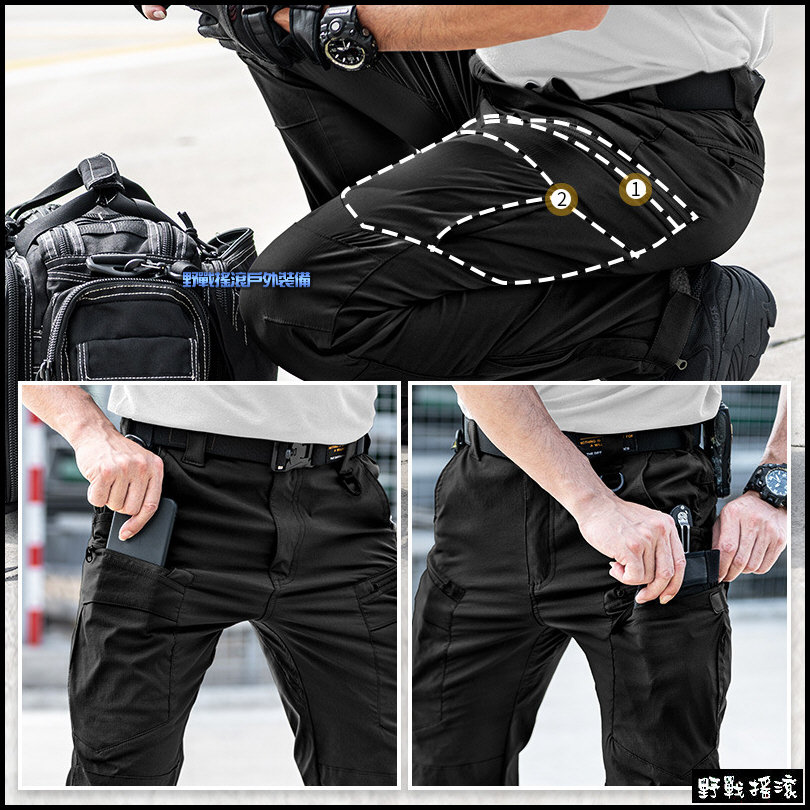 SECTOR SEVEN 爵士輕量速乾長褲