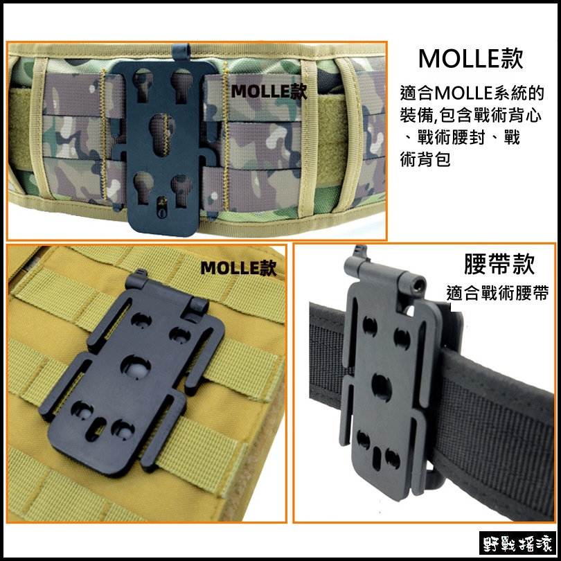 快拆式 MOLLE 專用連接板