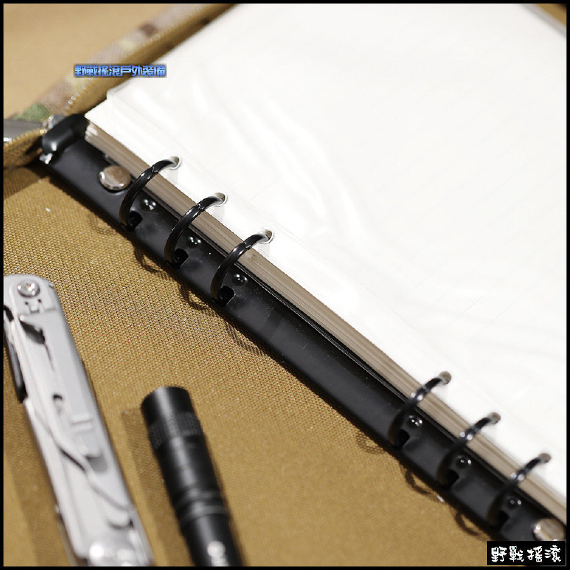 多功能戰術活頁筆記本 - 附內頁 