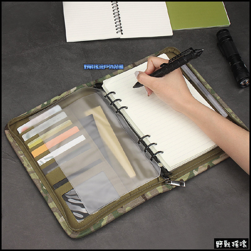 多功能戰術活頁筆記本 - 附內頁 