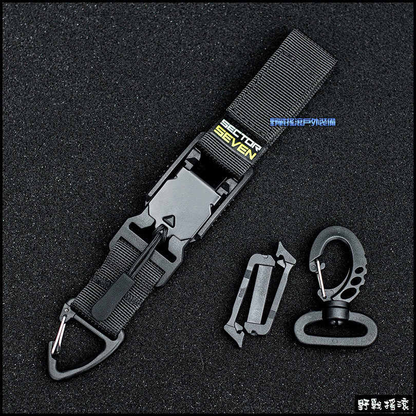 SECTOR SEVEN 多用途三角快拆掛勾、扣帶、掛扣