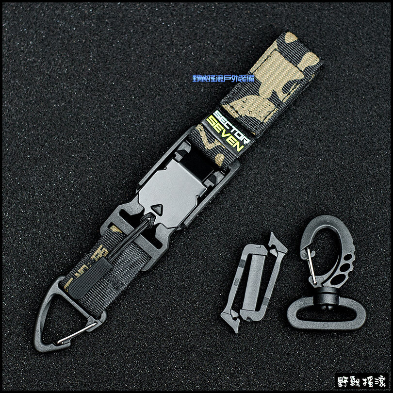 SECTOR SEVEN 多用途三角快拆掛勾、扣帶、掛扣