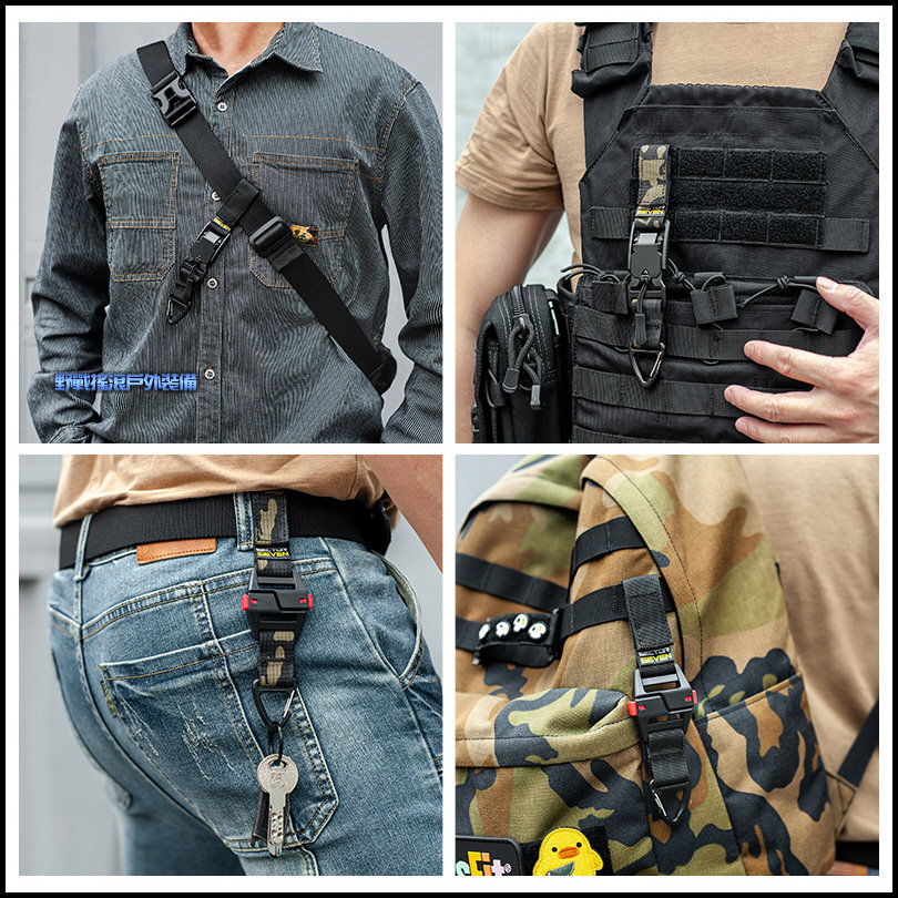 SECTOR SEVEN 多用途三角快拆掛勾、扣帶、掛扣