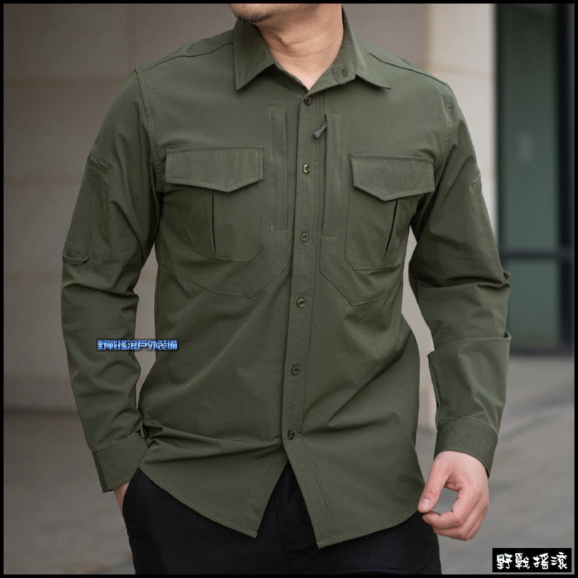 戰鷹彈力速乾戰術長袖襯衫、戰術上衣
