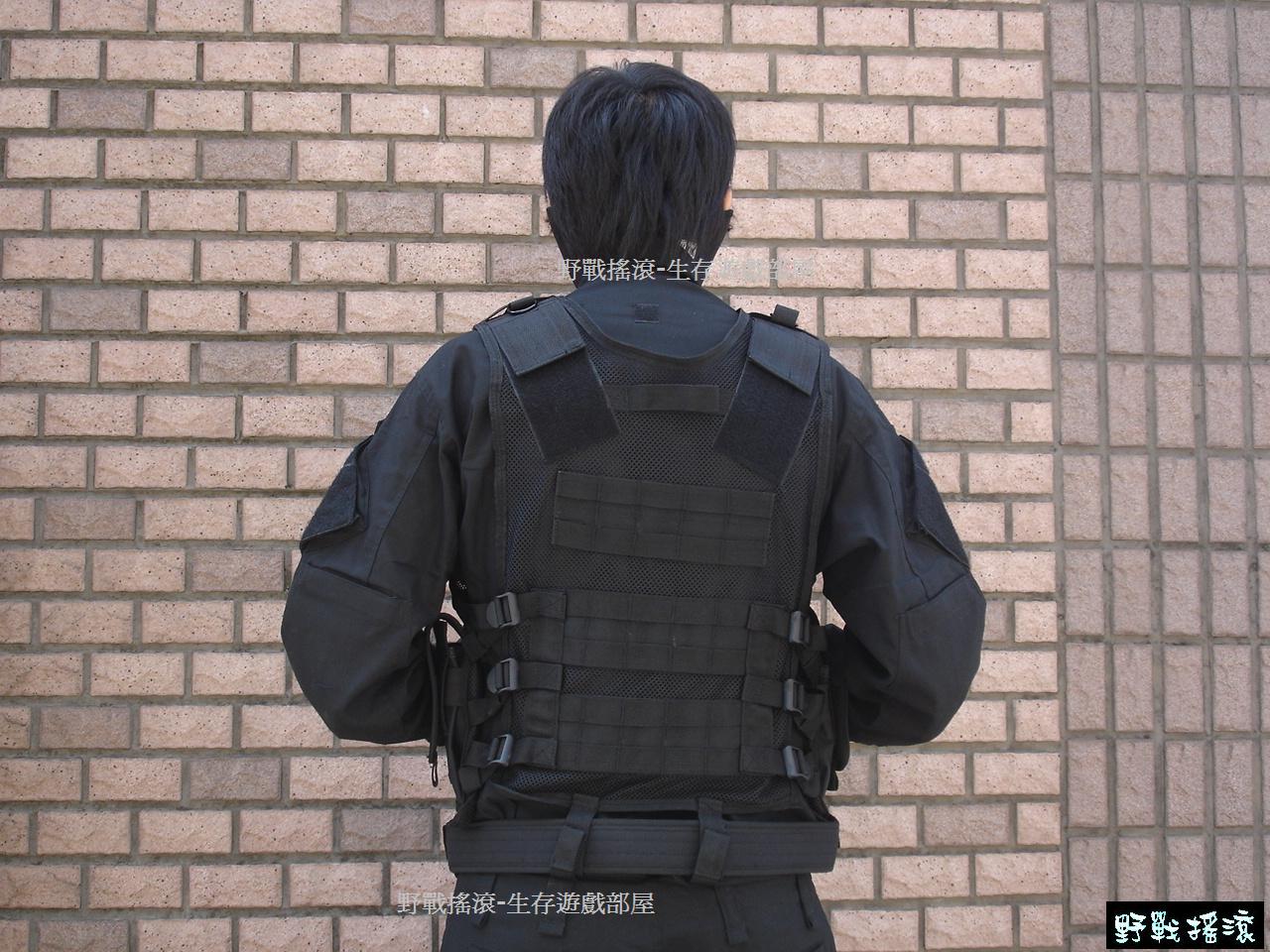 高品質TAC-IV 特警網狀戰術背心 - 附贈手槍槍套、S腰帶