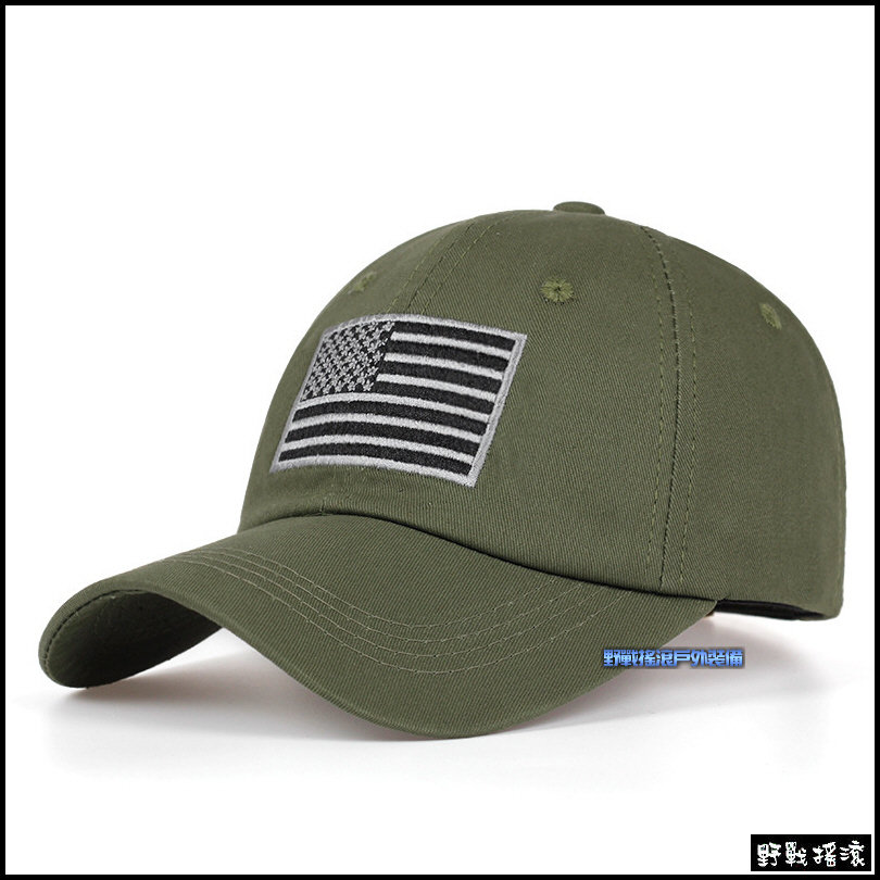 美國國旗刺繡戰術棒球帽