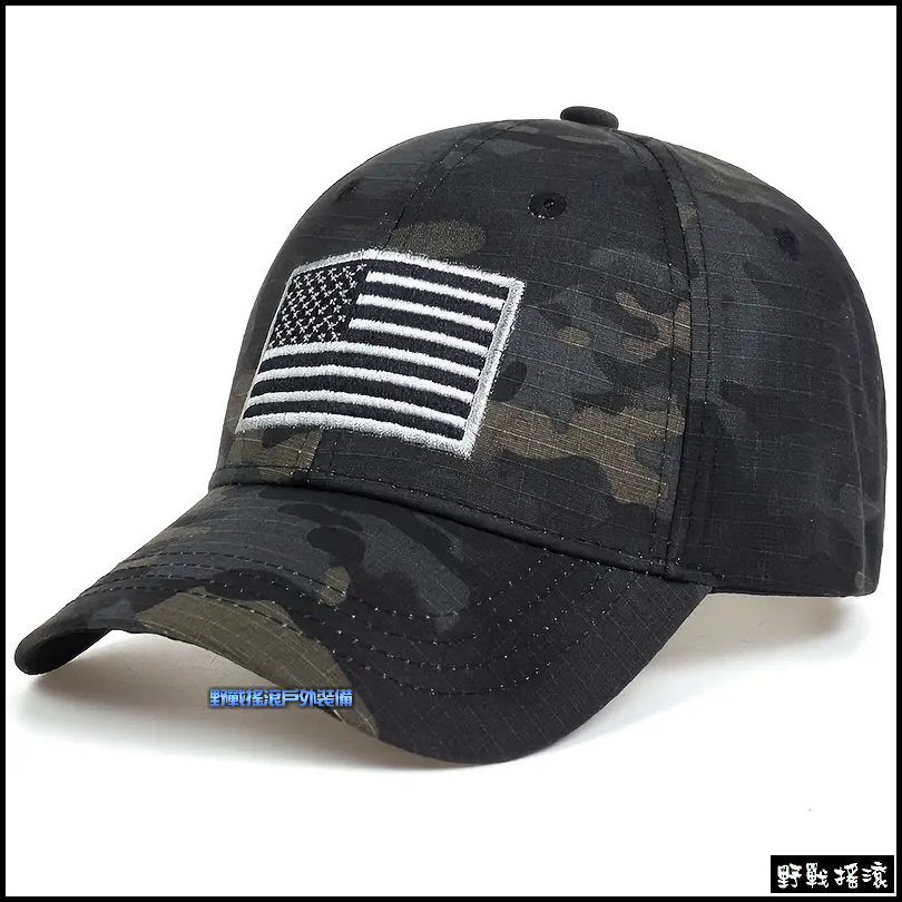 美國國旗刺繡戰術棒球帽