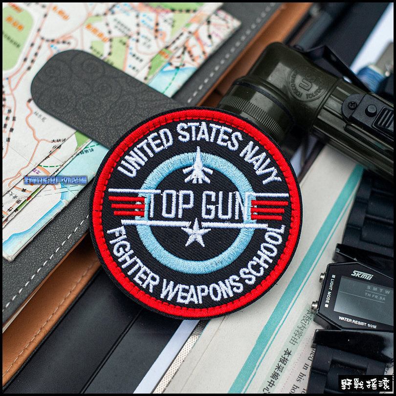 TOP GUN 美國海軍飛行員 刺繡臂章、肩章、徽章