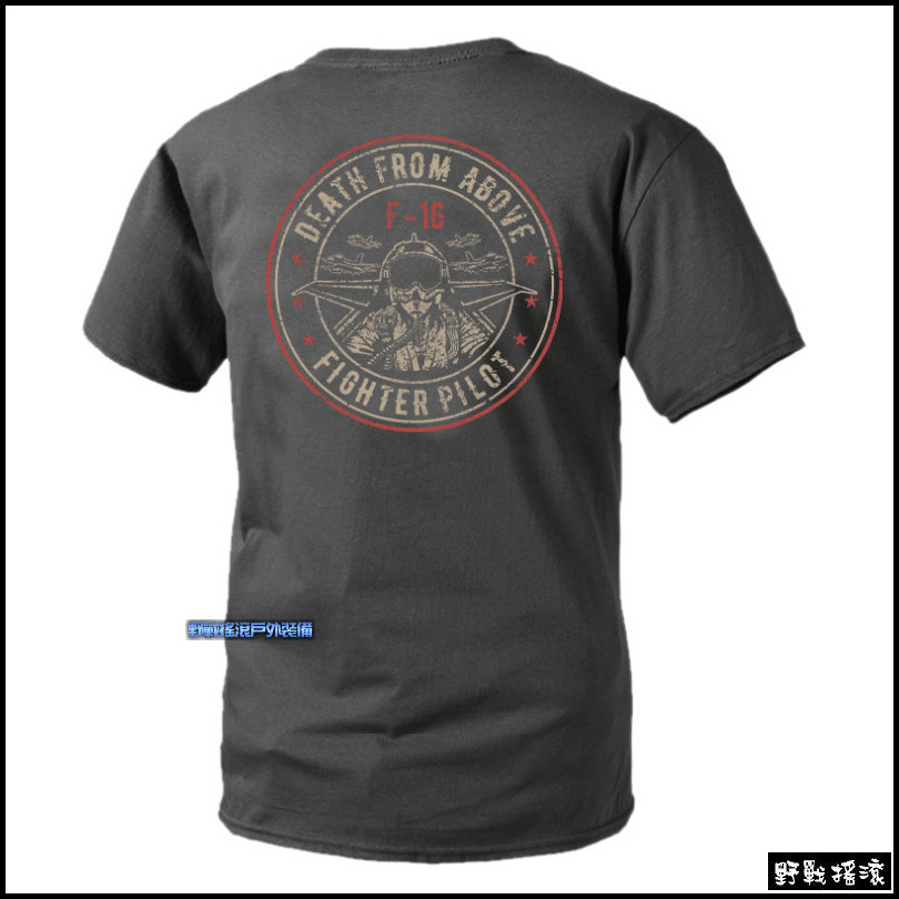 F-16 戰隼戰鬥機飛行員純棉T恤