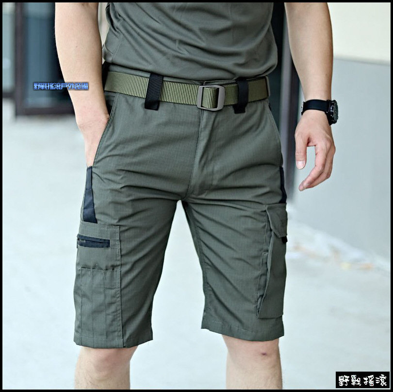  甲殼蟲 多口袋工裝戰術短褲