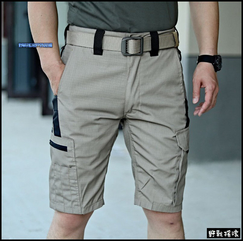  甲殼蟲 多口袋工裝戰術短褲