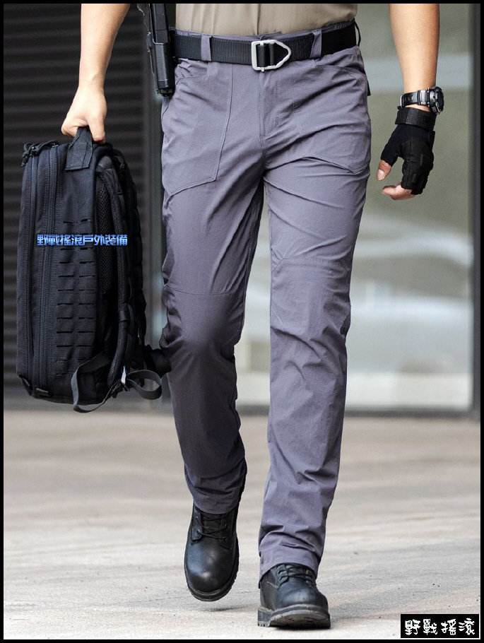 ROCKWAR 冰絲彈力戰術長褲