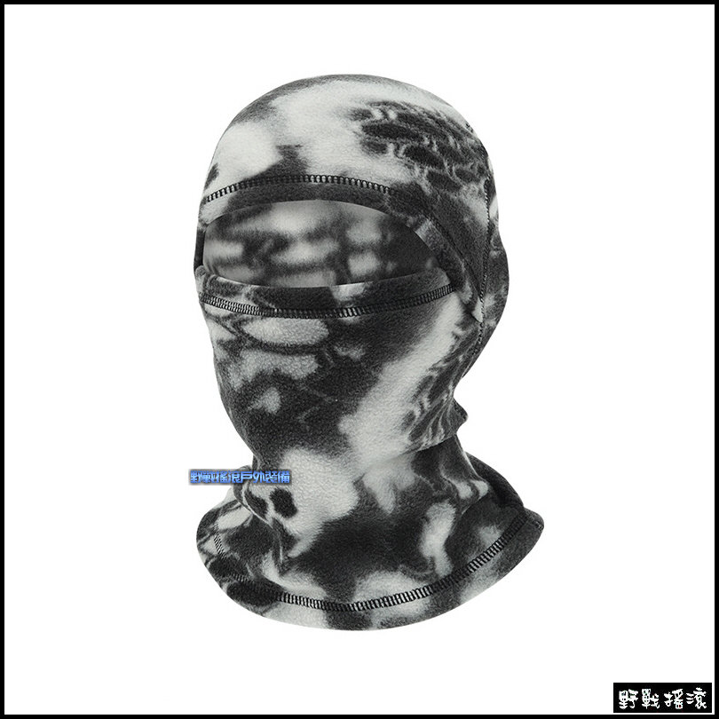 冬季保暖迷彩抓絨頭套、面罩
