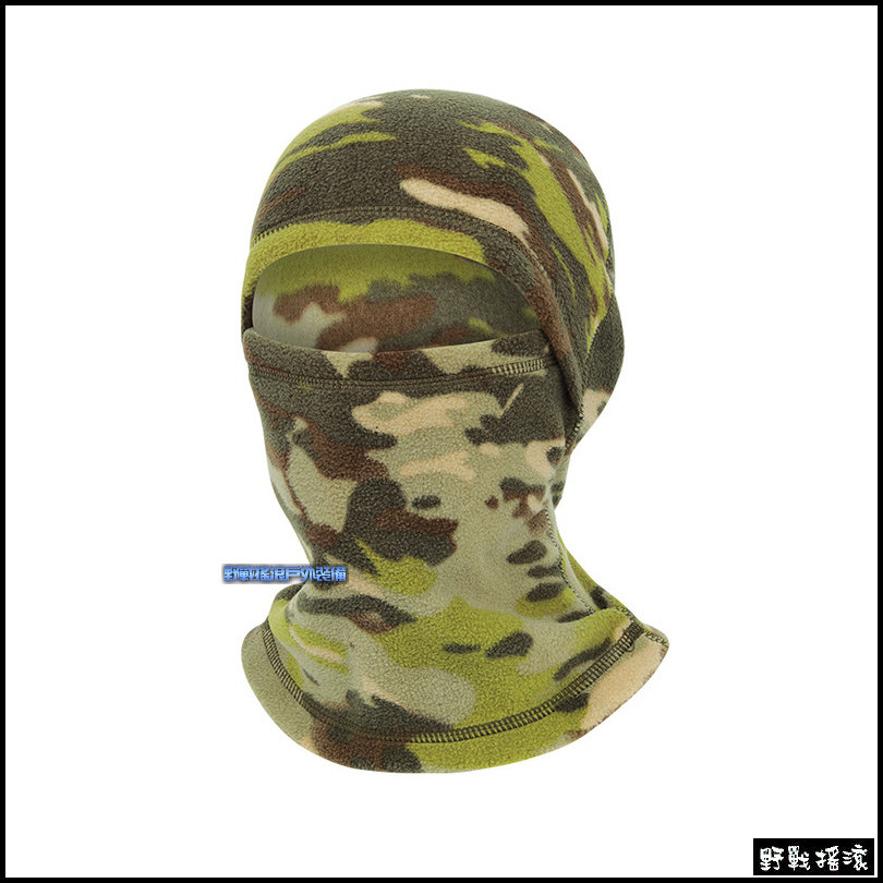 冬季保暖迷彩抓絨頭套、面罩
