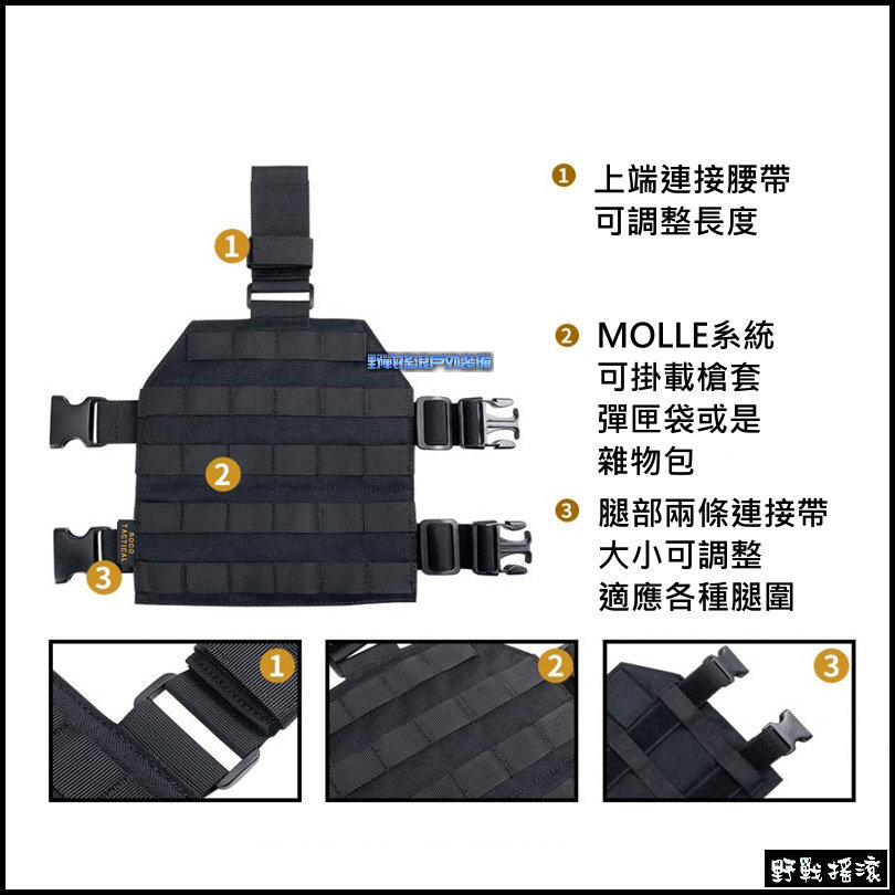 ROCO MOLLE 多功能戰術腿掛板