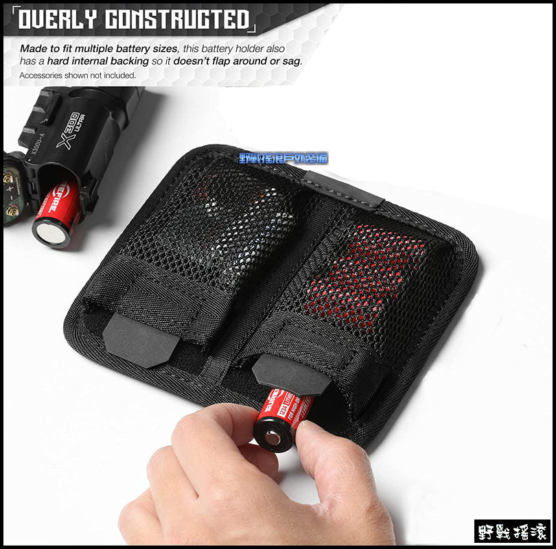 ROCO 魔鬼氈電池收納袋