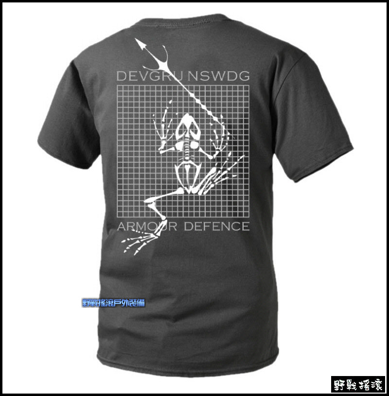 美軍海豹六隊 DEVGRU 骷髏蛙純棉T恤