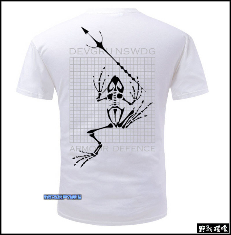 美軍海豹六隊 DEVGRU 骷髏蛙純棉T恤