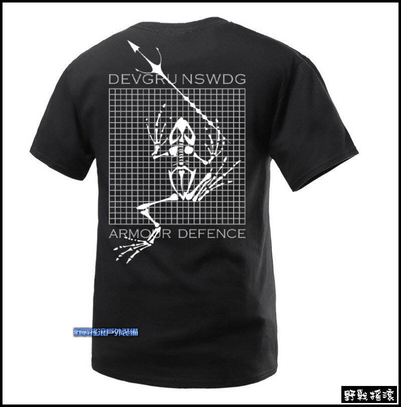 美軍海豹六隊 DEVGRU 骷髏蛙純棉T恤