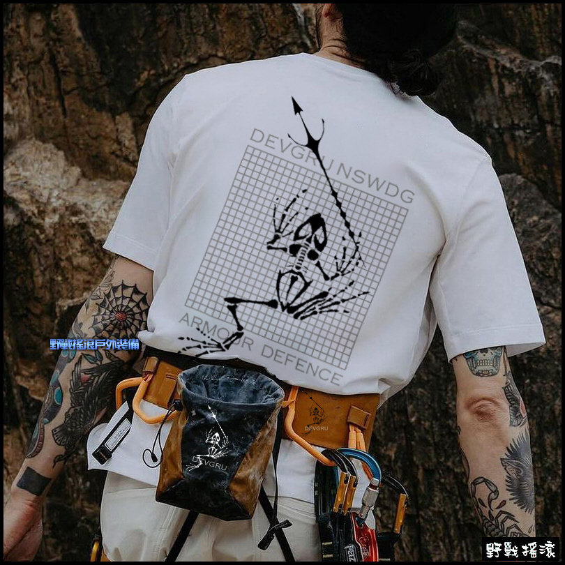 美軍海豹六隊 DEVGRU 骷髏蛙純棉T恤