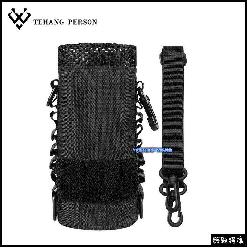 狐蒙加厚戰術水壺袋~附側背帶