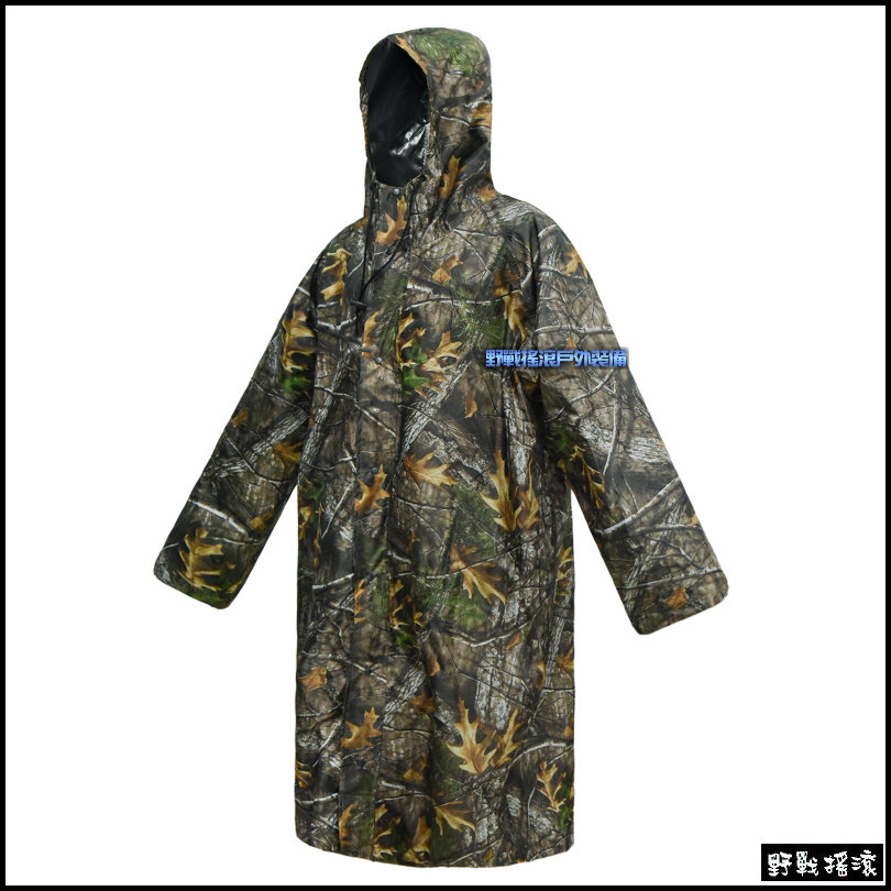 ROCKWAR 長版輕量迷彩雨衣