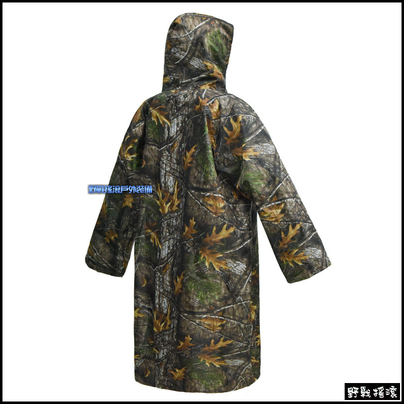 ROCKWAR 長版輕量迷彩雨衣