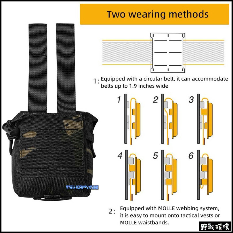 MOLLE 多功能手榴彈袋、手雷袋