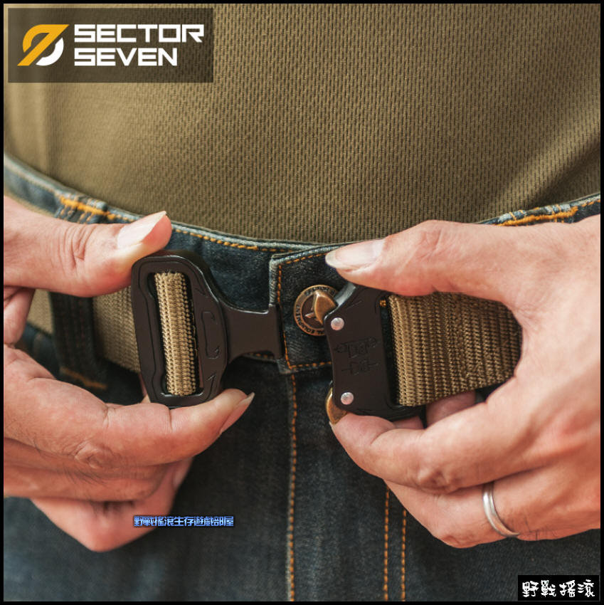 SECTOR SEVEN 壁虎快扣式戰術腰帶