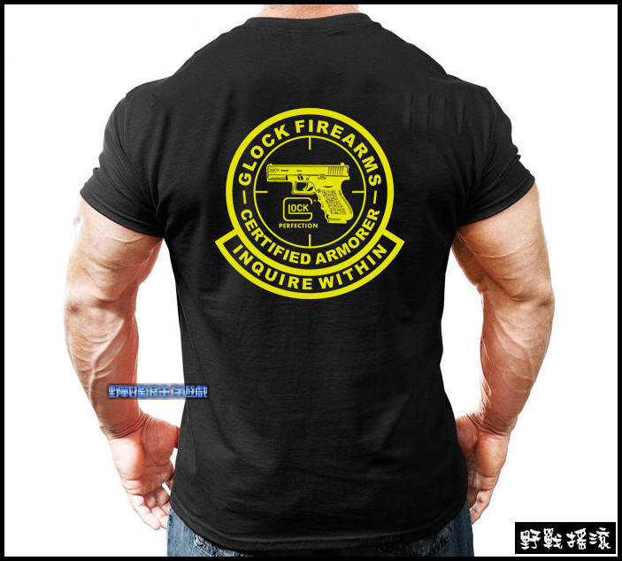 FROGBONE GLOCK 圖案戰術純棉T恤