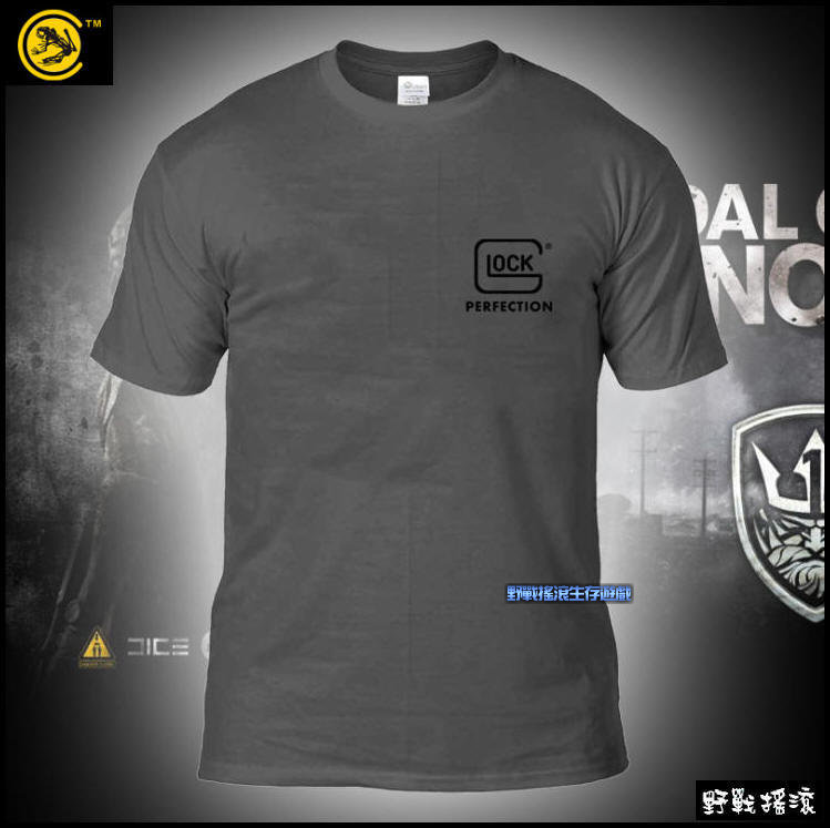 FROGBONE GLOCK 圖案戰術純棉T恤