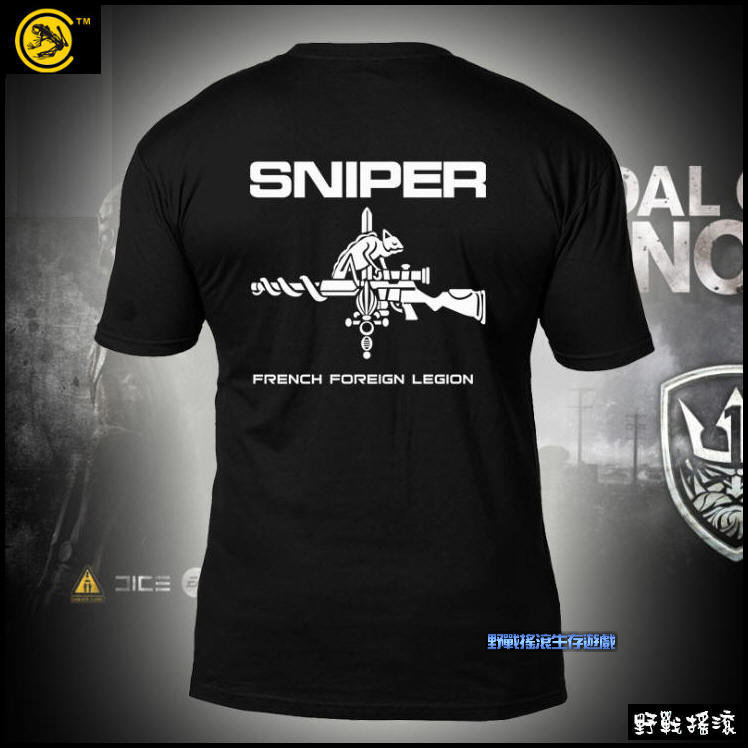 法國外籍兵團戰術純棉T恤