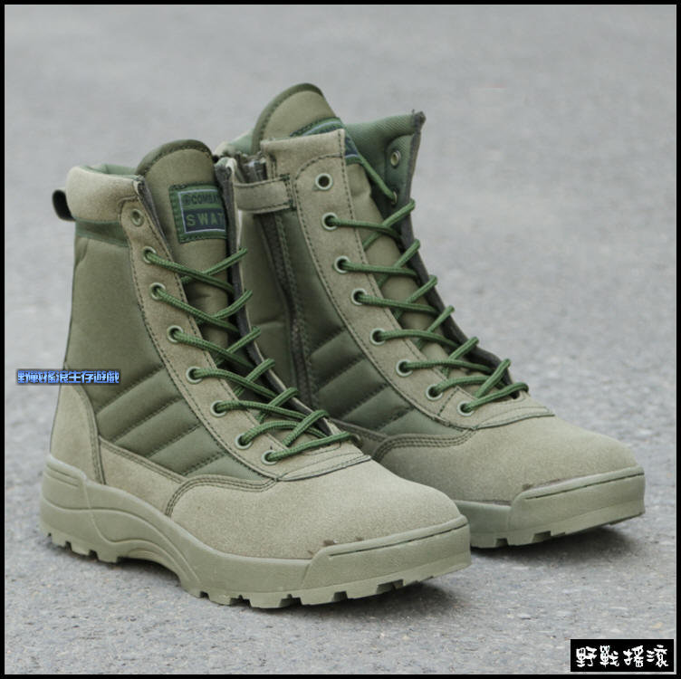 SWAT 叢林作戰勤務靴、軍靴【軍綠色】