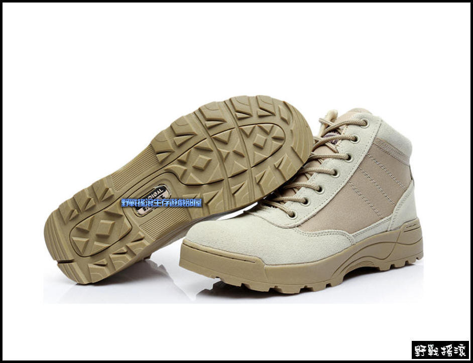 SWAT 特警戰術短筒軍靴【黑色】