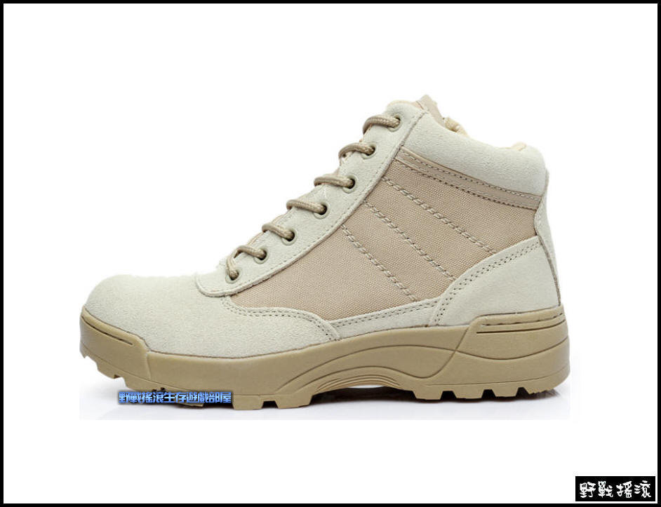 SWAT 特警戰術短筒軍靴【黑色】