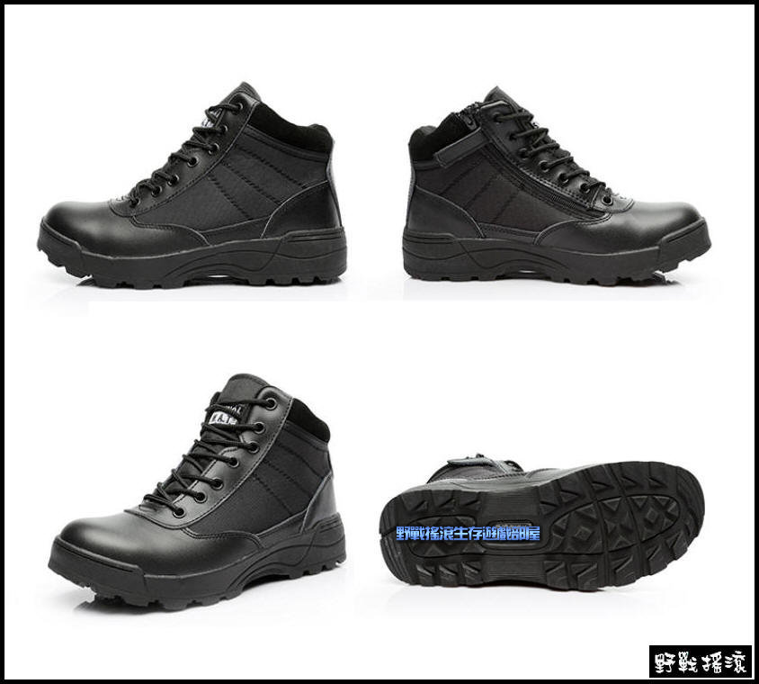 SWAT 沙漠戰術短筒軍靴【沙色】