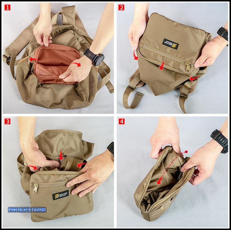 SECTOR SEVEN 河馬戰術摺疊背包