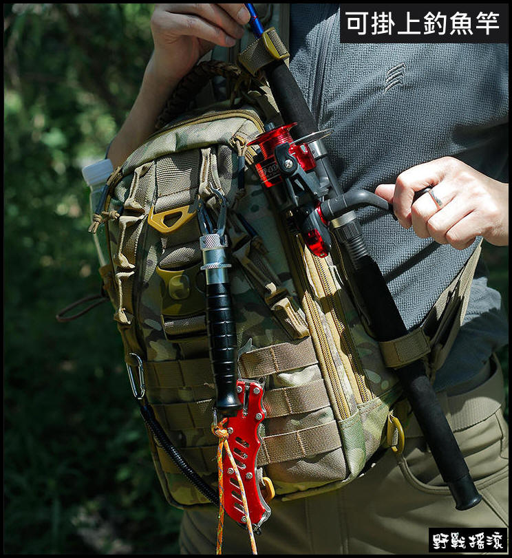 灰狐多功能戰術背包【Multicam Black】