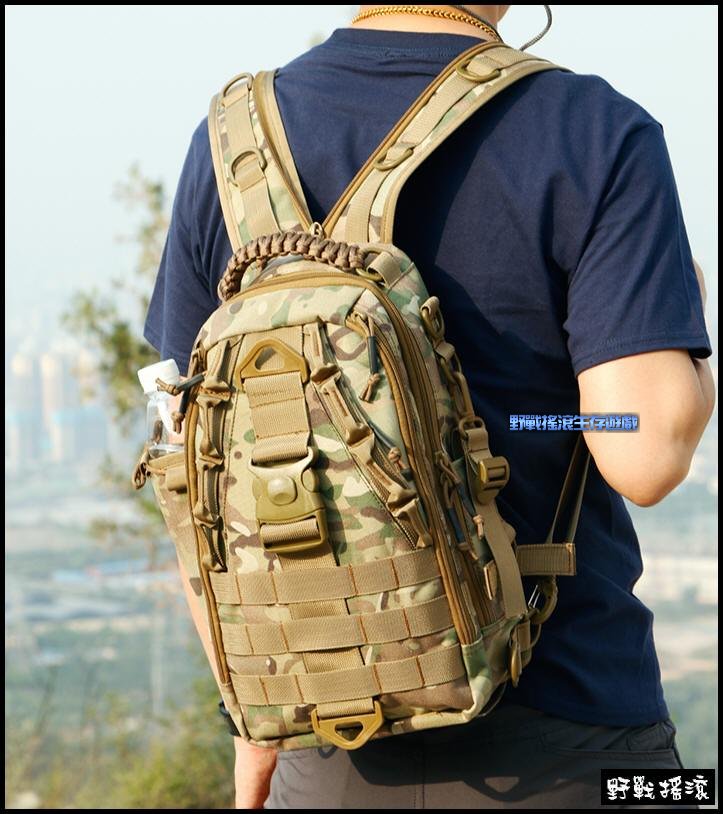 灰狐多功能戰術背包【Multicam Black】