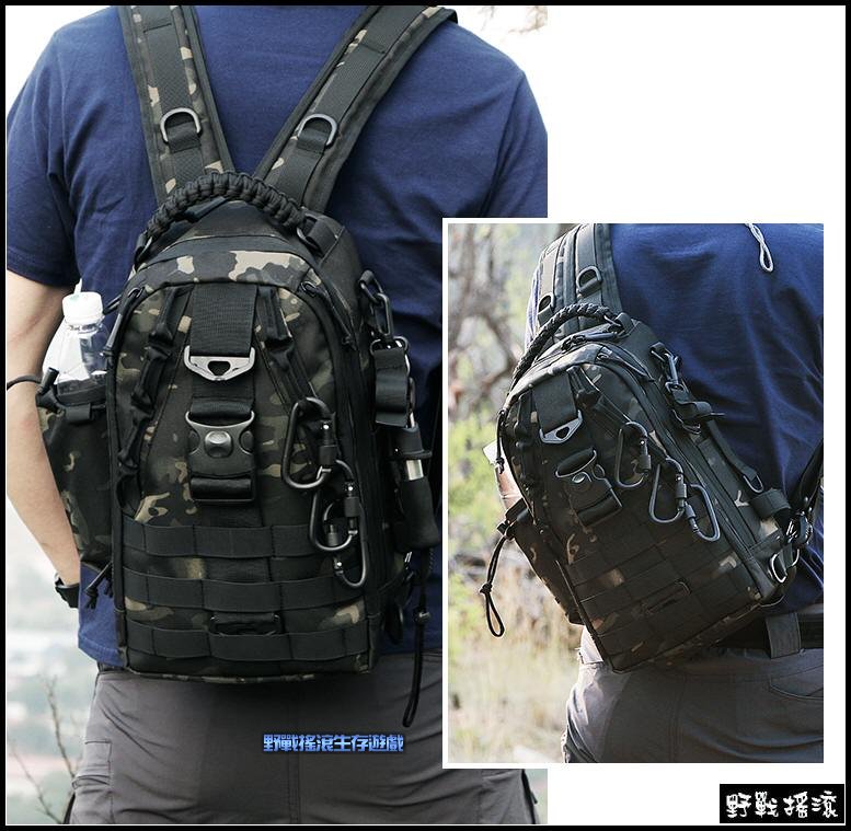 灰狐多功能戰術背包【Multicam Black】