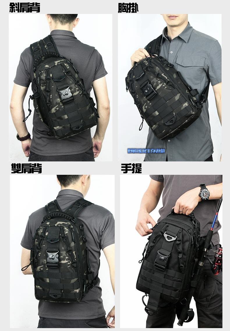 灰狐多功能戰術背包【Multicam Black】