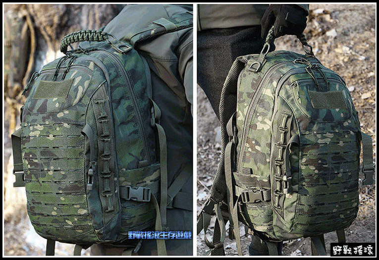 龍蛋戰術雙肩背包【Multicam Black】
