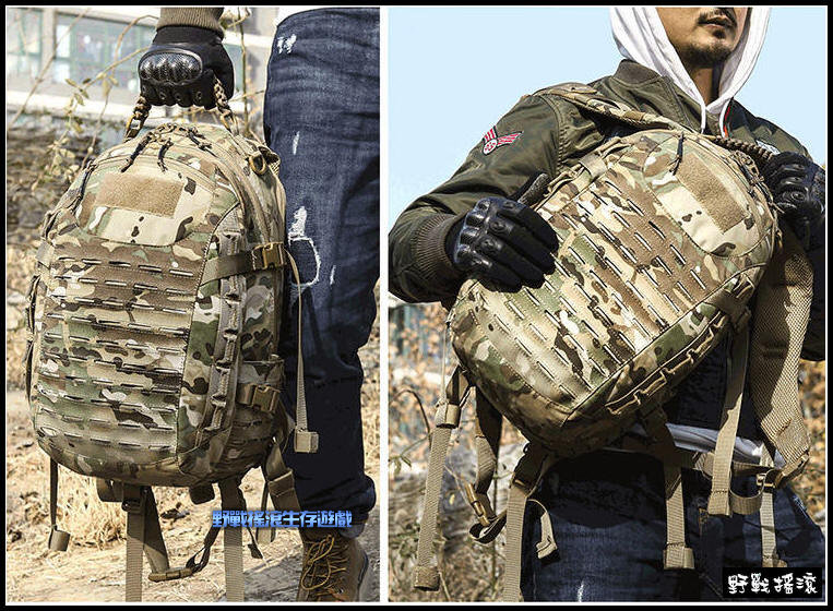 龍蛋戰術雙肩背包【Multicam Black】