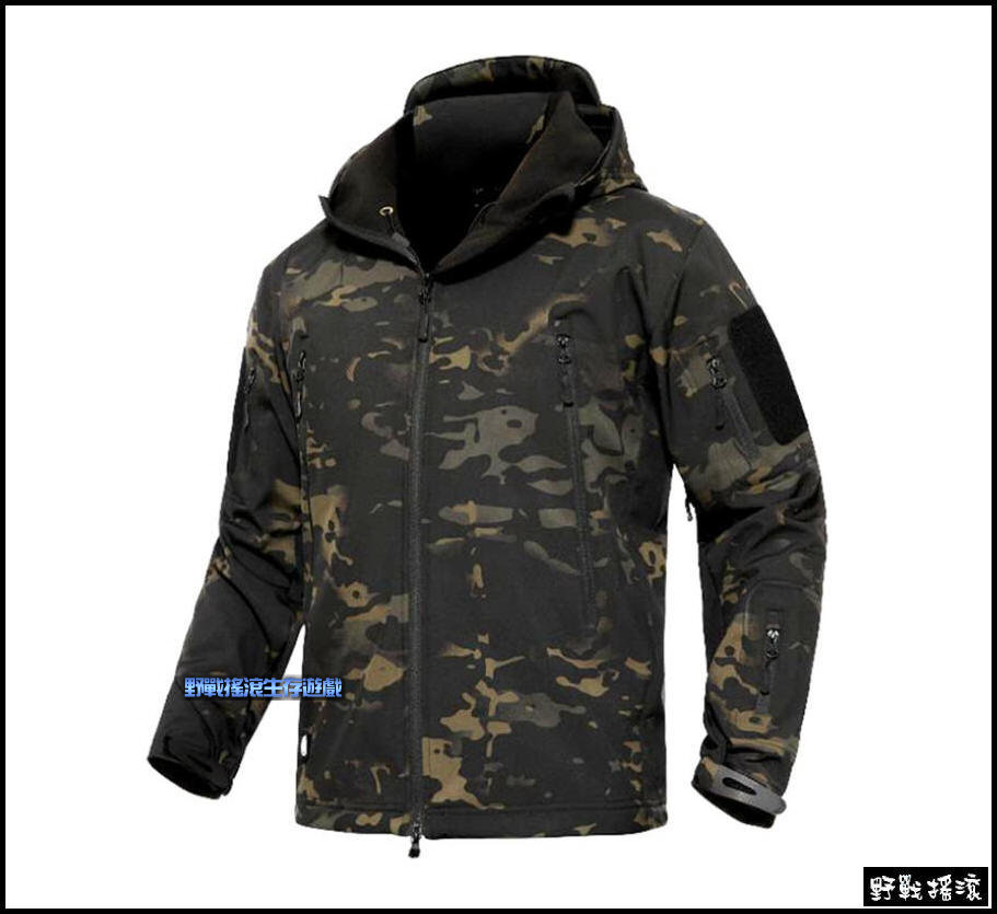 鯊魚皮潛行者軟殼外套【Multicam Black】