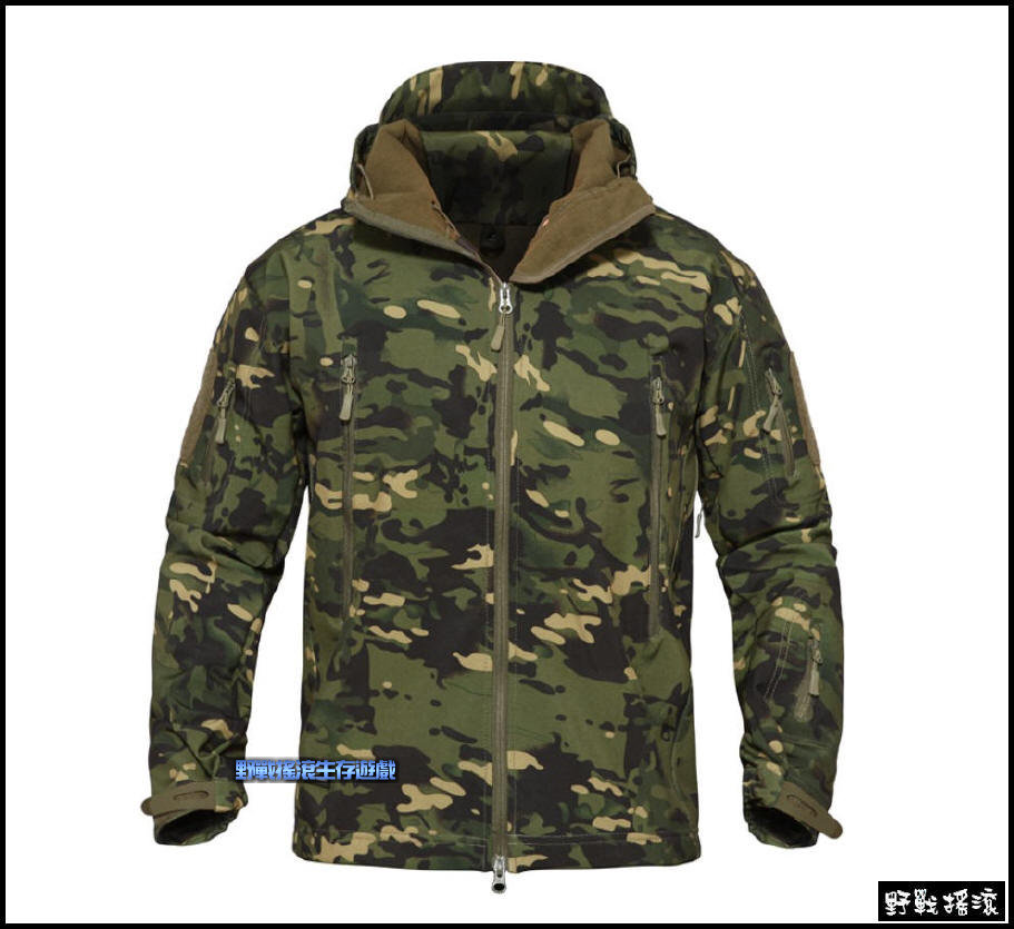 鯊魚皮潛行者軟殼外套【Multicam Black】