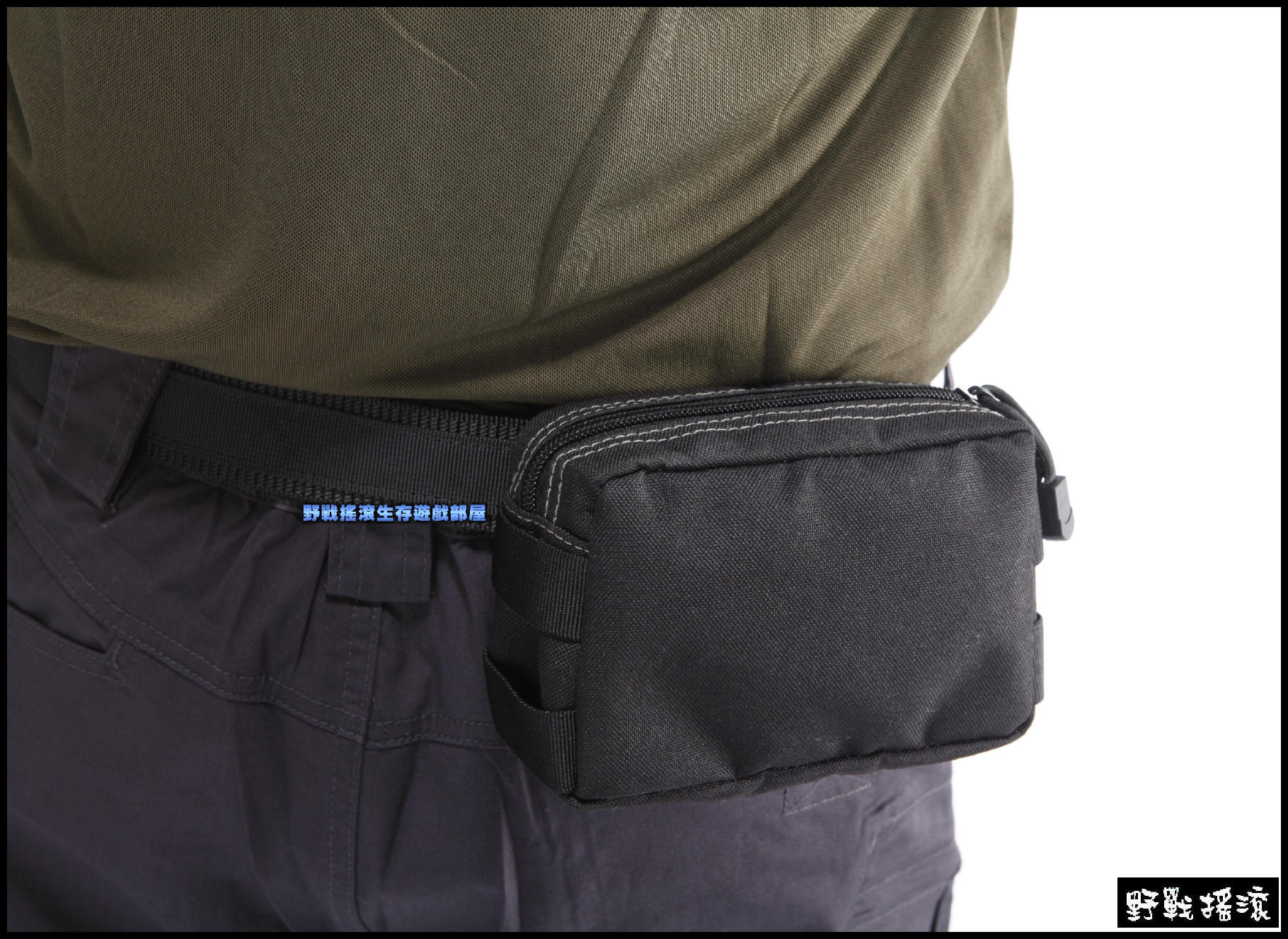 ROCKWAR 迷你橫式雜物包【黑色】