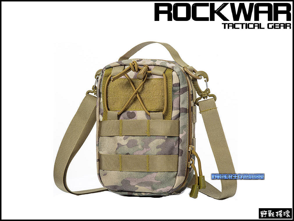 ROCKWAR 側背式戰術醫療包【黑色】